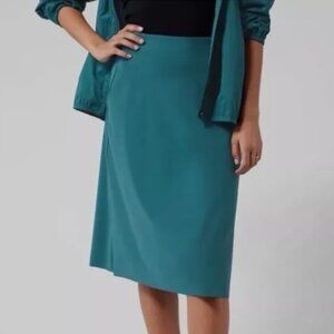 Athleta Teal A-Line Skirt